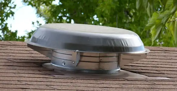 attic fan installation services with low-profile roof ventilation unit in Columbia, SC
