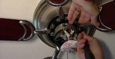 Ceiling fan installation with electrical wiring and mounting by professional electrician in Columbia, SC
