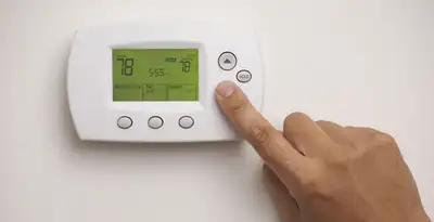 Digital thermostat installation with precise temperature programming in Columbia, SC