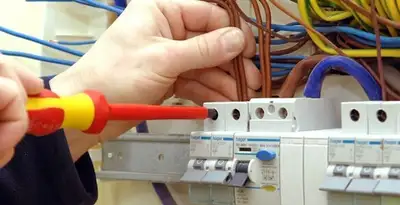 electrician services performing professional electrical panel wiring and connections in Columbia, SC