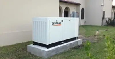 generator installation service showing standby generator professionally installed for residential power backup in Columbia, SC