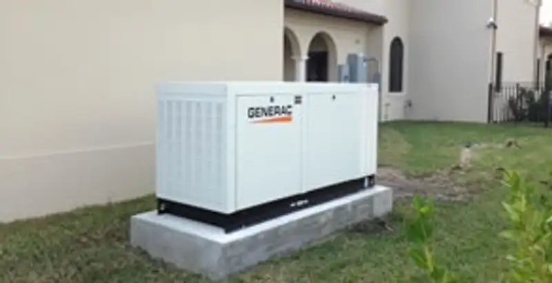 generator installation service showing standby generator professionally installed for residential power backup in Columbia, SC