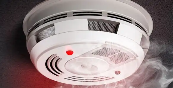 Installed smoke detector providing reliable fire detection in Columbia, SC