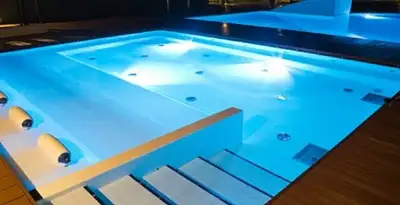 pool light installation and repair services providing modern illuminated pool lighting in Columbia, SC