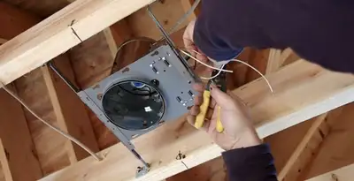Professional recessed lighting installation with electrical wiring by licensed electricians in Columbia, SC