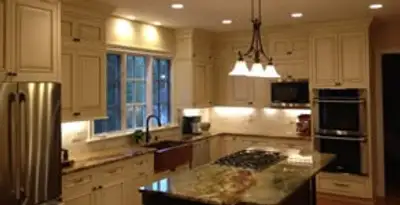 Recessed lighting installation enhancing interior lighting by professional electricians in Columbia, SC