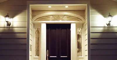 security light installation services with professionally installed entryway lighting in Columbia, SC