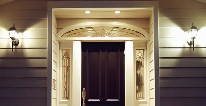 security light installation services with professionally installed entryway lighting in Columbia, SC