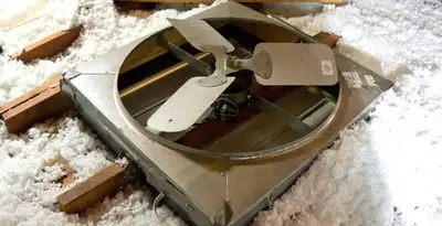 whole house fan installation services with attic-mounted ventilation unit in Columbia, SC