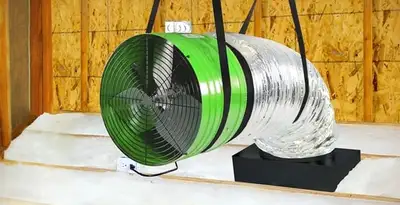 whole house fan installation services with professionally mounted ventilation fan system in Columbia, SC